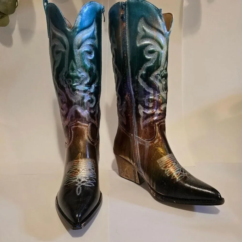 No-brand Women's Blue and Purple Footwear